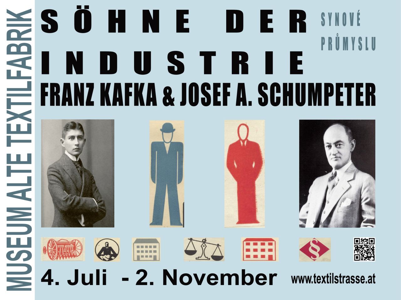 Ausschnitt aus dem Flyer zur Ausstellung "Söhne der Industrie"